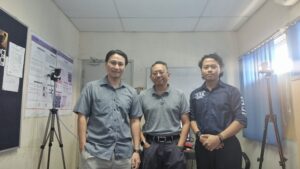 Me with my FYP Advisor and Examiner
